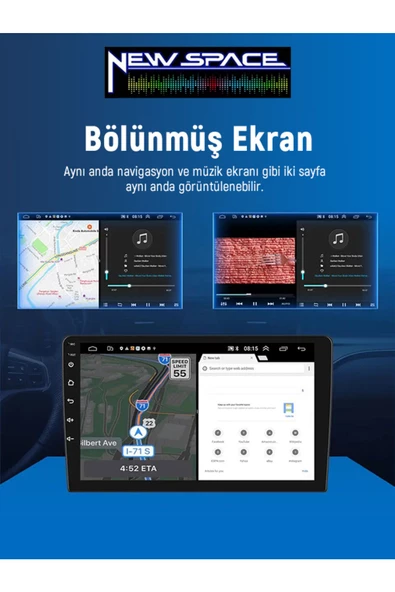 KİA SPORTAGE ANDROİD 2GB RAM 32GB ROM CARPLAY NAVİGASYON MULTİMEDYA - Resim 4