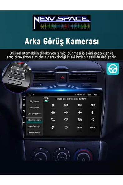 OPEL ASTRA J ANDROİD 4GB RAM 64GB ROM 8 ÇEKİRDEK CARPLAY MULTİMEDYA - Resim 3