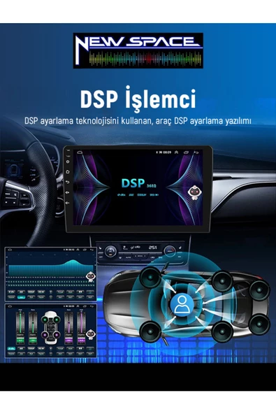 KİA SPORTAGE ANDROİD 6GB RAM 128GB ROM 8 ÇEKİRDEK CARPLAY MULTİMEDYA - Resim 2