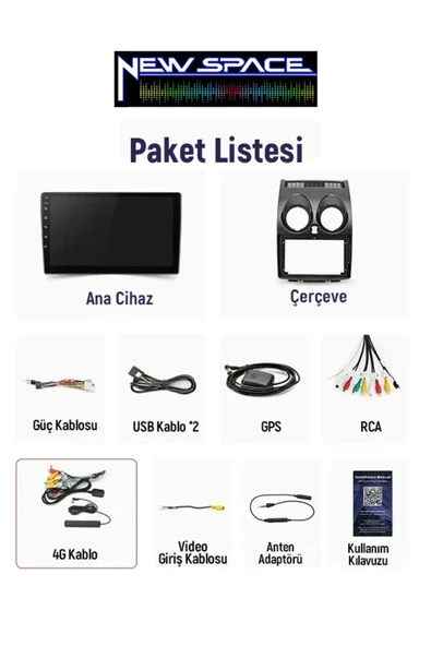 NİSSAN QASHQAİ ANDROİD 6GB RAM 128GB ROM 8 ÇEKİRDEK MULTİMEDYA - Resim 2