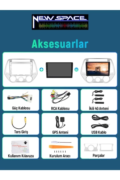 HYUNDAİ İ20 OLD ANDROİD 4GB RAM 64G ROM 8 ÇEKİRDEK MULTİMEDYA - Resim 3