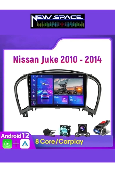 NİSSAN JUKE ANDROİD 8GB RAM 128GB ROM 8 ÇEKİRDEK CARPLAY MULTİMEDYA ürün görseli