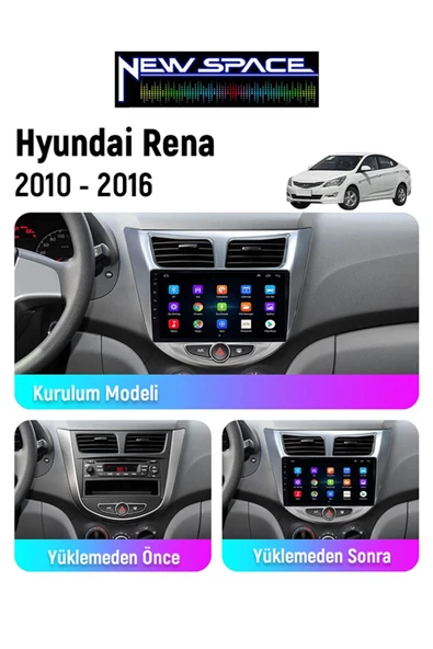 HYUNDAİ ACCENT BLUE Uyumlu 4GB RAM 64GB ROM 8 ÇEKİRDE ANDROİD MULTİMEDYA - Resim 2