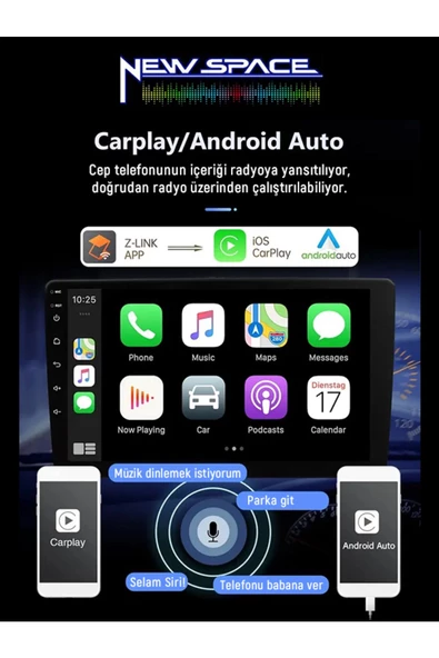 FİAT PALİO ALBEA ANDROİD 6GB RAM 128GB ROM 8 ÇEKİRDEK CARPLAY MULTİMEDYA - Resim 3