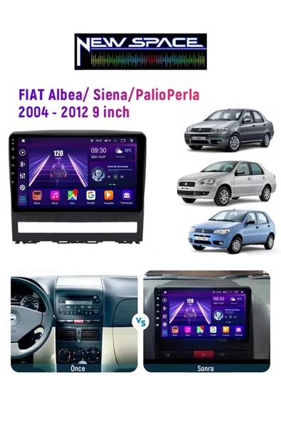 FİAT PALİO ALBEA ANDROİD 6GB RAM 128GB ROM 8 ÇEKİRDEK CARPLAY MULTİMEDYA - Resim 2