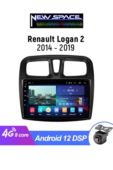 DACİA SANDERO 2GB RAM 32GB ROM ANDROİD NAVİGASYON CARPLAY MULTİMEDYA ürün görseli