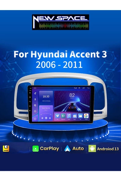 HYUNDAİ ACCENT ERA 6GB RAM 128GB ROM 8 ÇEKİRDE ANDROİD MULTİMEDYA - 1