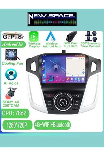 FORD FOCUS 3 ANDROİD 2GB RAM 32GB ROM CARPLAY NAVİGASYON MULTİMEDYA