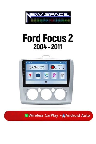 FORD FOCUS 2 ANOLOG 2GB RAM 32GB ROM ANDROİD CARPLAY MULTİMEDYA