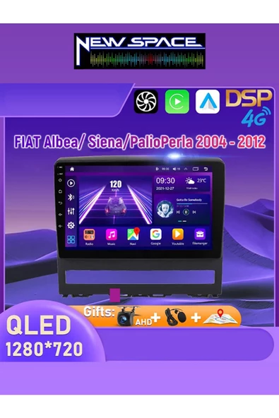 FİAT PALİO ALBEA ANDROİD 8GB RAM 128GB ROM 8 ÇEKİRDEK CARPLAY MULTİMEDYA ürün görseli