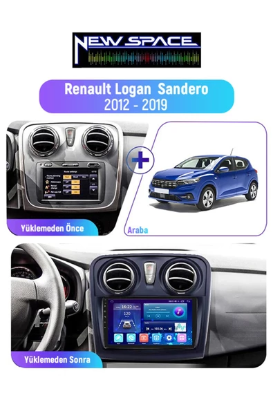 DACİA DOKKER 6GB RAM 128GB ROM 8 ÇEKİRDEK ANDROİD CARPLAY MULTİMEDYA - Resim 4