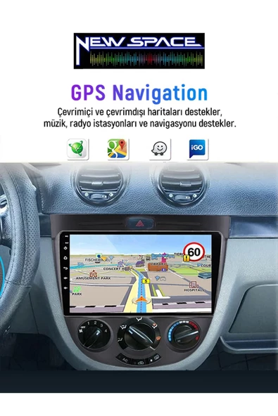 CHEVROLET LACETTİ Uyumlu 8GB RAM 128GB ROM 8 ÇEKİRDEK ANDROİD MULTİMEDYA - 3