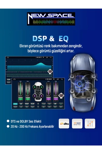 FİAT DOBLO D3 ANDROİD 4GB RAM 64GB ROM 8 ÇEKİRDEK CARPLAY MULTİMEDYA - 4