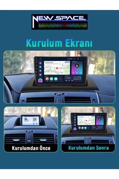 BMW X3 Uyumlu ANDROİD 6GB RAM 128GB ROM 8 ÇEKİRDEK CARPLAY MULTİMEDYA - Resim 4