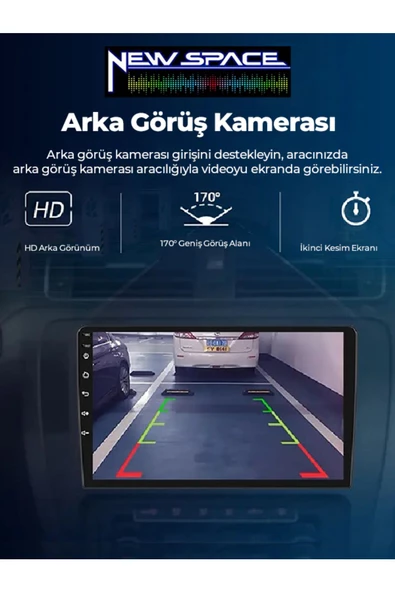 AUDİ A3 ANDROİD 6GB RAM 128GB ROM 8 ÇEKİRDEK CARPLAY MULTİMEDYA - 2