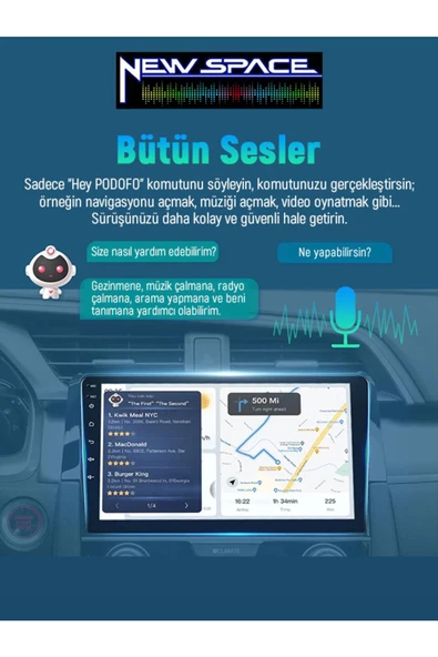 BMW X3 ANDROİD 8GB RAM 128GB ROM 8 ÇEKİRDEK CARPLAY MULTİMEDYA - Resim 2