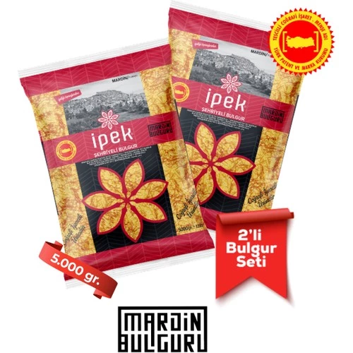 Ipek Bulgur Şehriyeli Bulgur 5 kg x 2 Adet