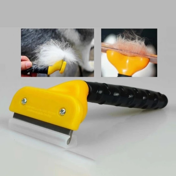 Petinka Kedi Köpek Tüy Toplama 4,5cm Tarağı  Kaşıma Aparatı - 9