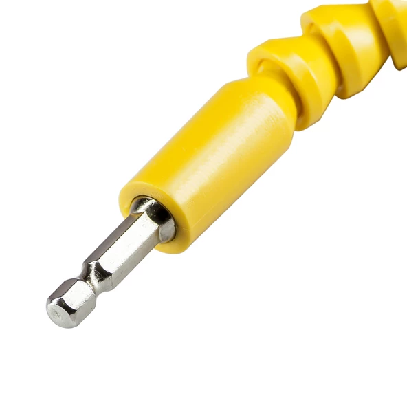 Akrobat Bits Uzatma 30cm Flexible Esnek Katlanır Bükülür Spiral Tornavida Vidalama Matkap Ucu - 3