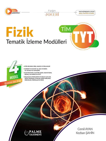 Palme Yayınevi TYT TİM Joker Fizik Tematik İzleme Modülleri