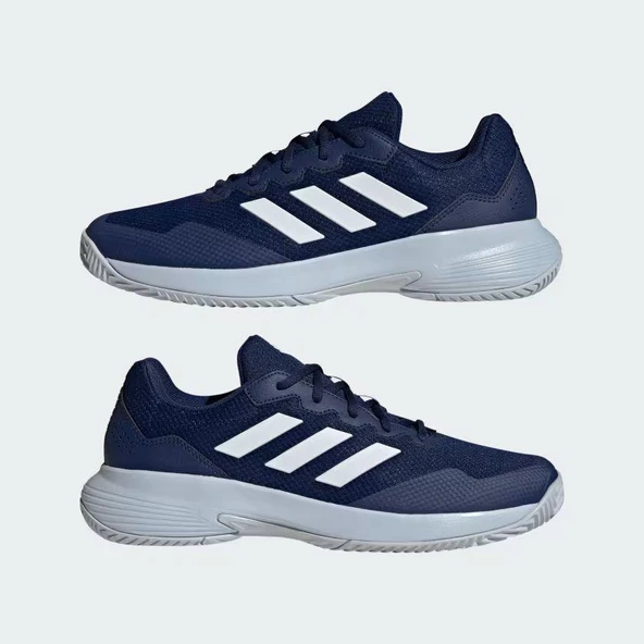 Adidas IE1112 Gamecourt 2.0 Erkek Mavi All Court Tenis Ayakkabısı - 7