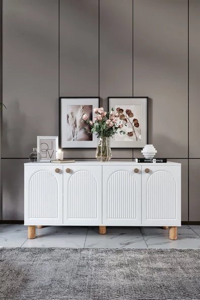 Vns Moduler Mdf Mebran Kapak Konsol 160 CM - 3
