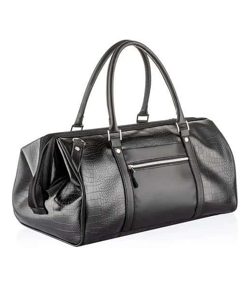Seyahat Spor ve Fitness Çantası Suni Deri - LX600 Krokodil Siyah ürün görseli