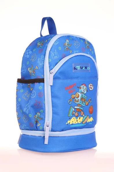 Kaukko Kids Anaokul Çantası Robot V6031 - 2