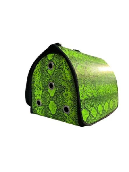 Orijin Kedi Köpek Deri Flybag Taşıma Çantası Kobra 42X26X25 cm ürün görseli