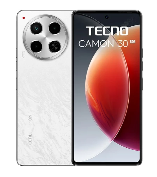 Tecno Camon 30 512 12+12 GB Ram  5g (Tecno Türkiye Garantili) Beyaz
