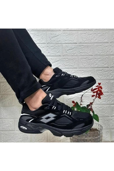 Lotto NORWELL 4PR 101898948 Erkek Yürüyüş ve Koşu Ayakkabısı Siyah Gri 40-45 - 2