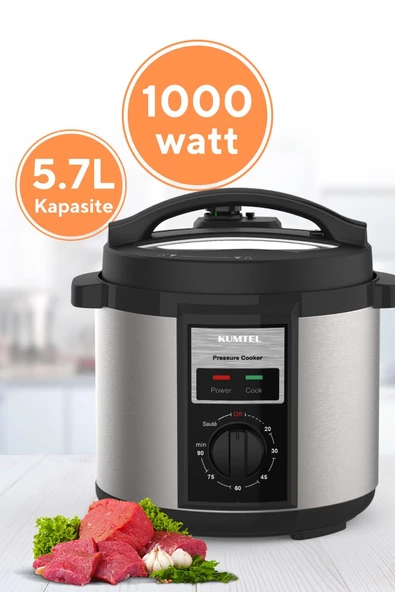 Kumtel HPC-02 Elektrikli Düdüklü Tencere - 5