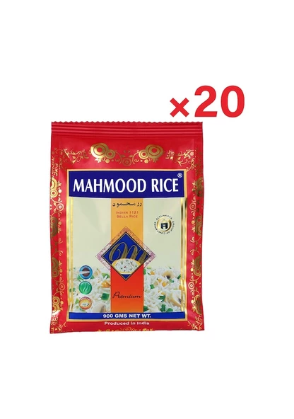 Mahmood Rice Basmati Pirinç 20 x 900 G