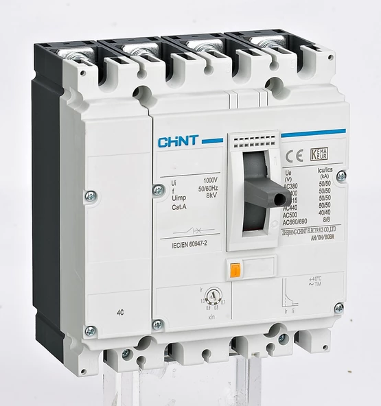 Chint NM8N-125S 4 Kutuplu 125A 50KA Sabit Kompakt Şalter 271610