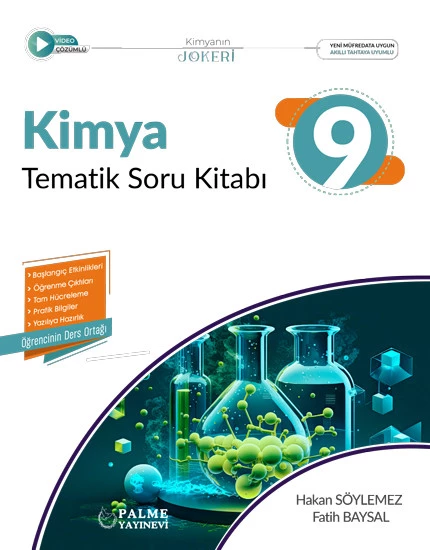 Palme Yayınevi 9.Sınıf Joker Kimya Tematik Soru Kitabı