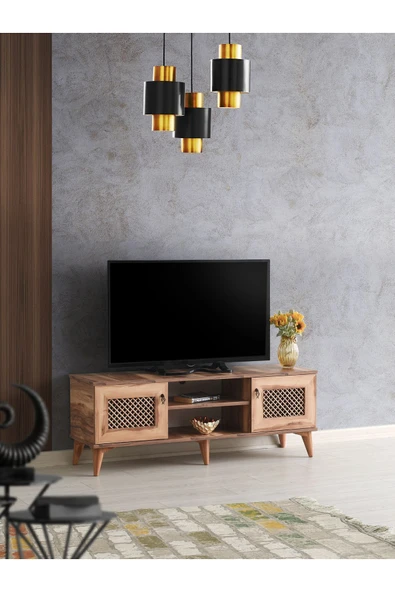 Venüs 130 Cm Hasırlı Tv Sehpası - 2