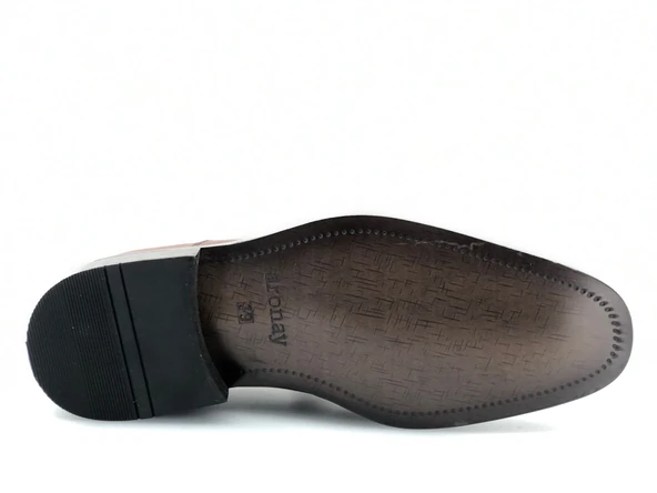 Aronay  437 Jurdan Kösele Kundura Erkek Klasik Ayakkabı - Resim 6