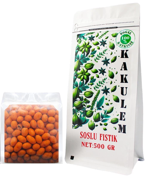 KAKULEM SERTİFİKALI Çıtır Cips Soslu Fıstık 500 GR