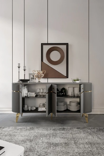 Venüs Vns Modler Mdf Mebran Kapak Oval Konsol - 3