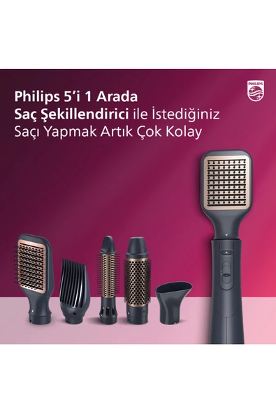 BHA530/00 5000 Serisi 5'i 1 Arada Argan Yağlı Saç Şekillendirici - 2