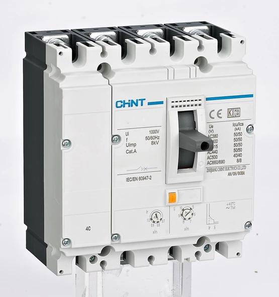 Chint NM8N-125S 4 Kutuplu 80A 50KA Sabit Kompakt Şalter 271608
