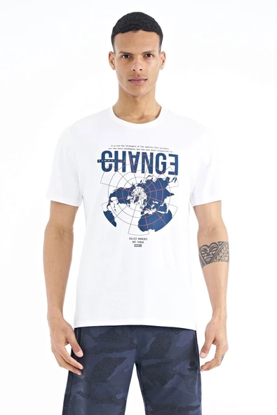 Tommy Life Erkek 0 Yaka T-shirt 88214 - Resim 5