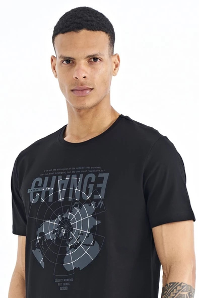 Tommy Life Erkek 0 Yaka T-shirt 88214 - Resim 2