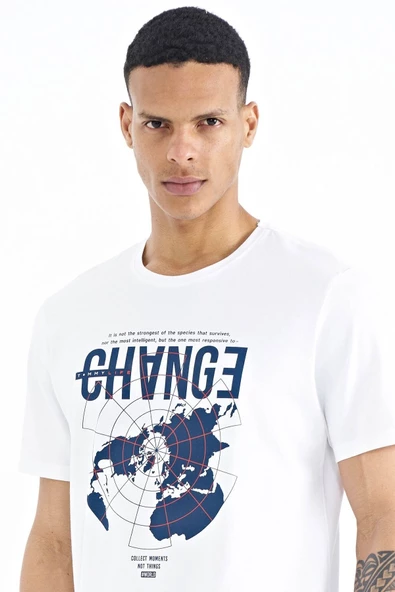 Tommy Life Erkek 0 Yaka T-shirt 88214 - Resim 6