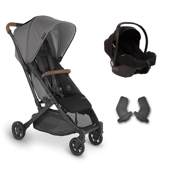 Uppababy Minu V2 Cosmo Travel Sistem Bebek Arabası Greyson - Black