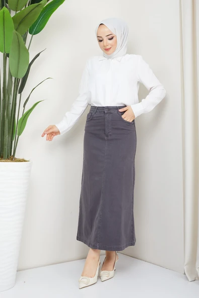 Ara Boy Likralı Gabardin Etek - 5