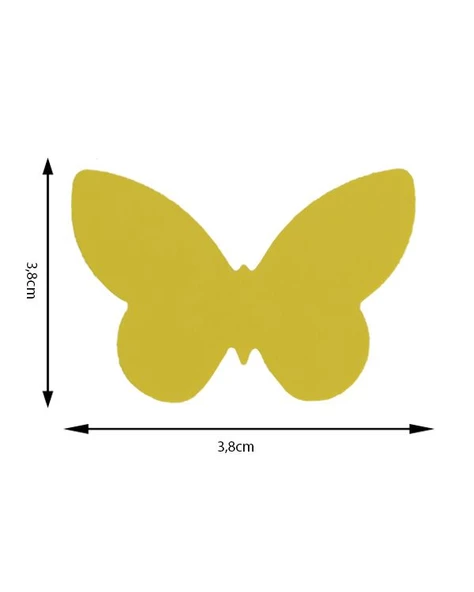 Kamei Süper Şekilli Delgeç Kelebek 3.8 cm KM5815 - 6