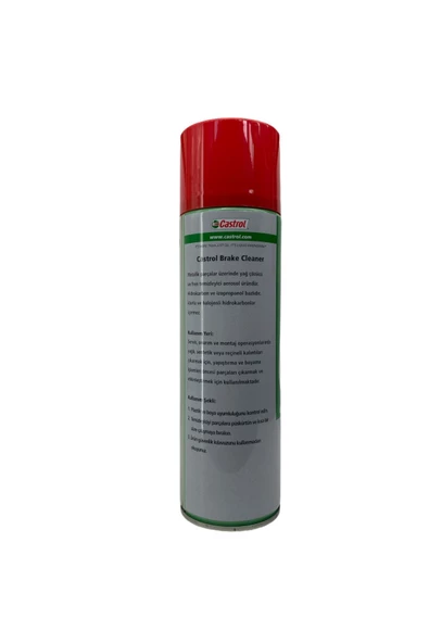 Castrol Brake Cleaner Fren Balata Ve Genel Temizleme Spreyi 500 ml - Resim 2