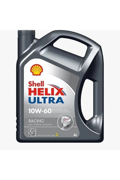 SHELL Helix Ultra Racing 10w-60 Motor Yağı 4 Lt Ü.t:2023