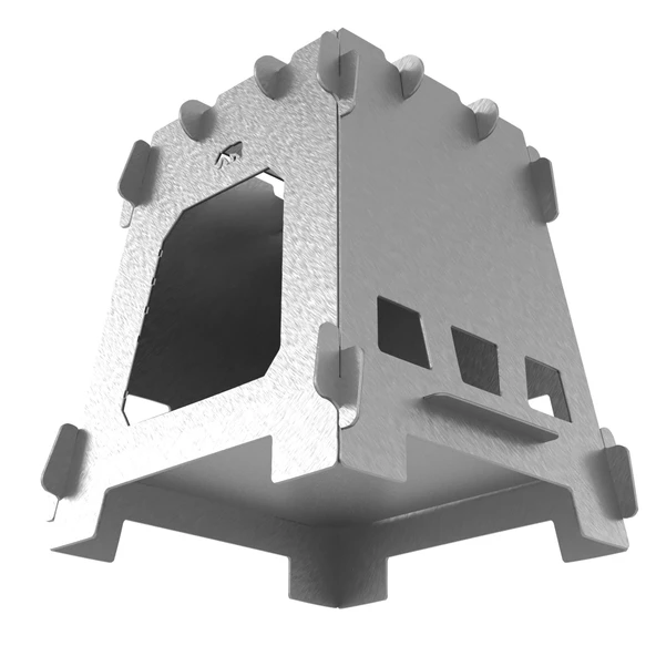 Kamp Ayısı® Inox™ 1mm Paslanmaz Galvaniz Çelik Su Geçirmez Çantalı Ateş Kutusu - 7